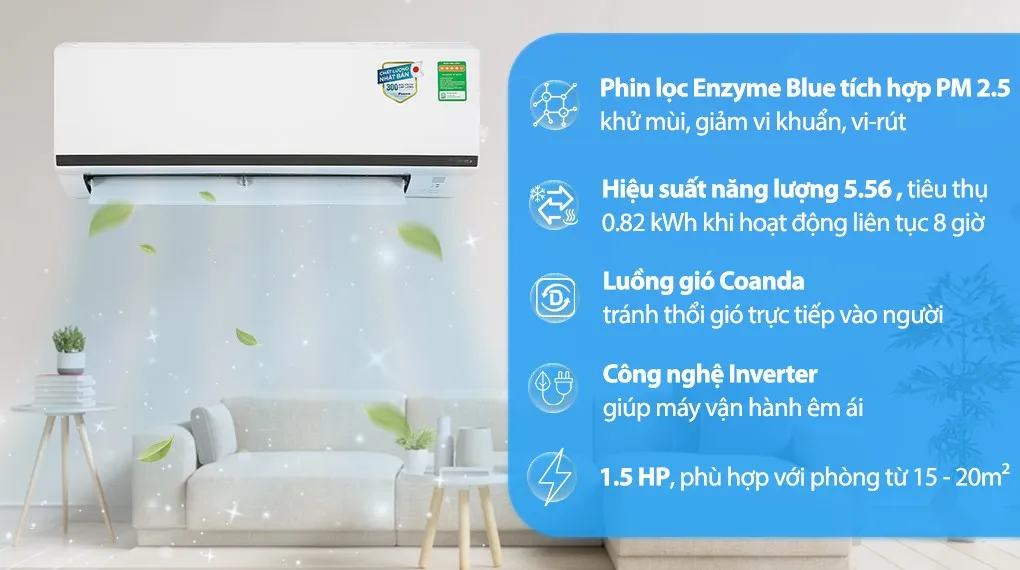 Điều hòa Daikin 12000 BTU FTKB35XVMV