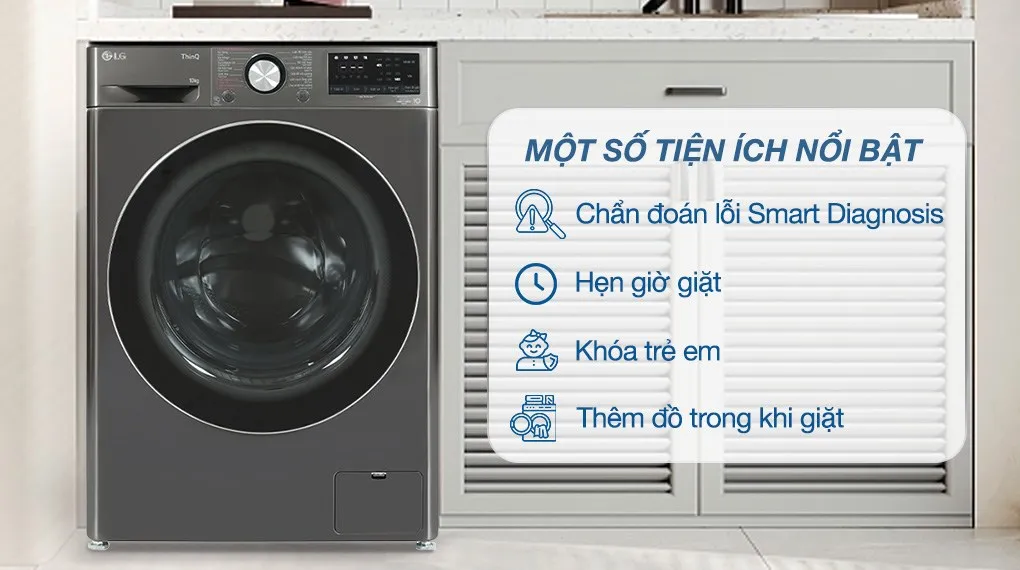 máy giặt LG 10 kg FV1410S4B