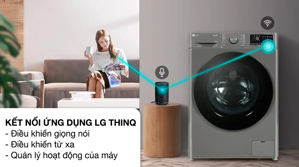 máy giặt LG 10 kg FV1410S4M1