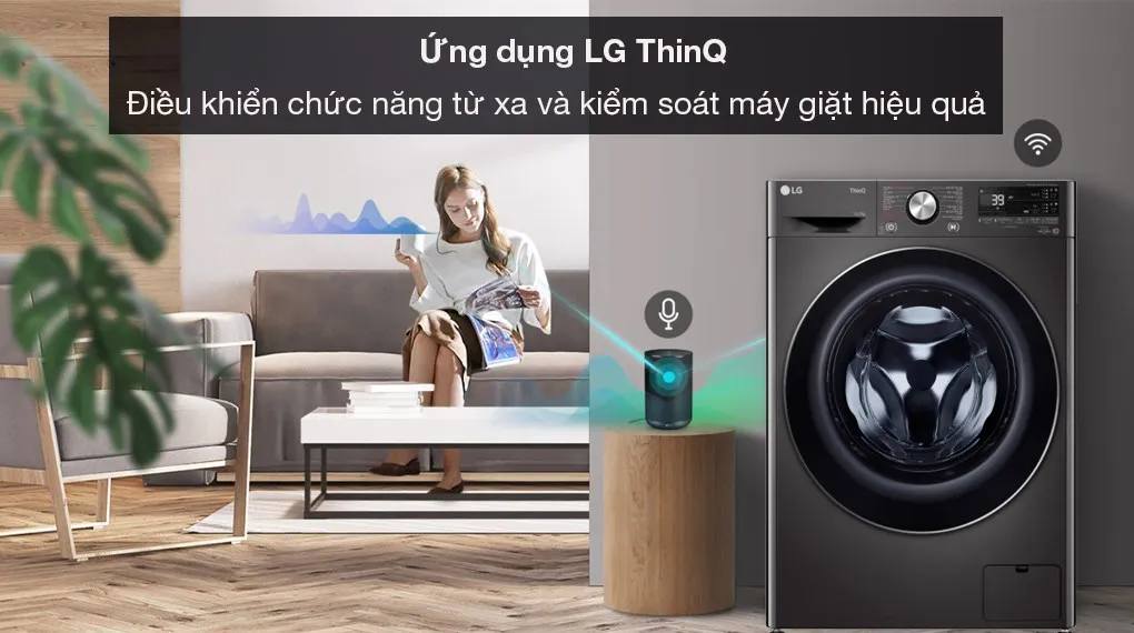 Máy giặt sấy LG 12 kg FV1412H3BA sấy 7 kg