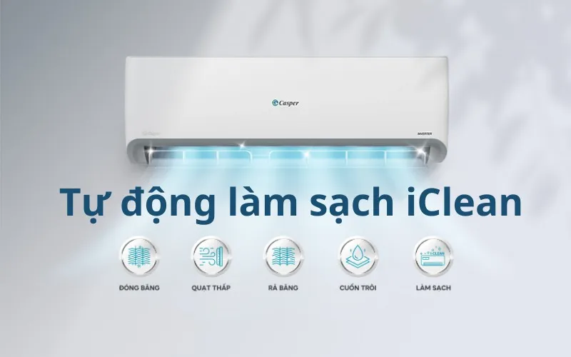 Máy Lạnh Casper Inverter 1.5 HP GC-12IS35