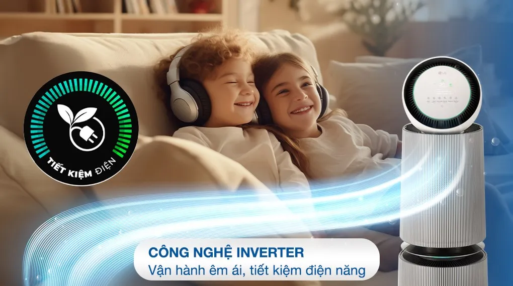 Máy Lọc Không Khí LG PuriCare 360 Alpha PET AS10GDBY0