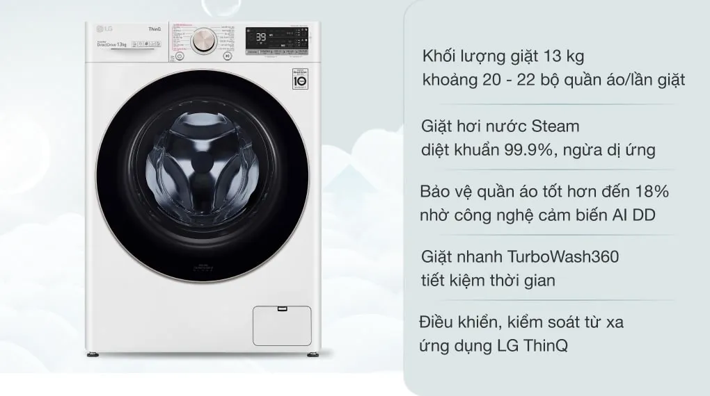 Máy giặt LG 13kg FV1413S3WA
