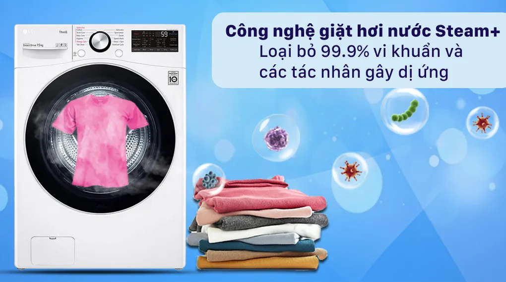 Máy giặt LG 15 Kg F2515STGW