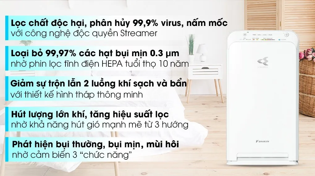 Máy lọc không khí Daikin MC40UVM6