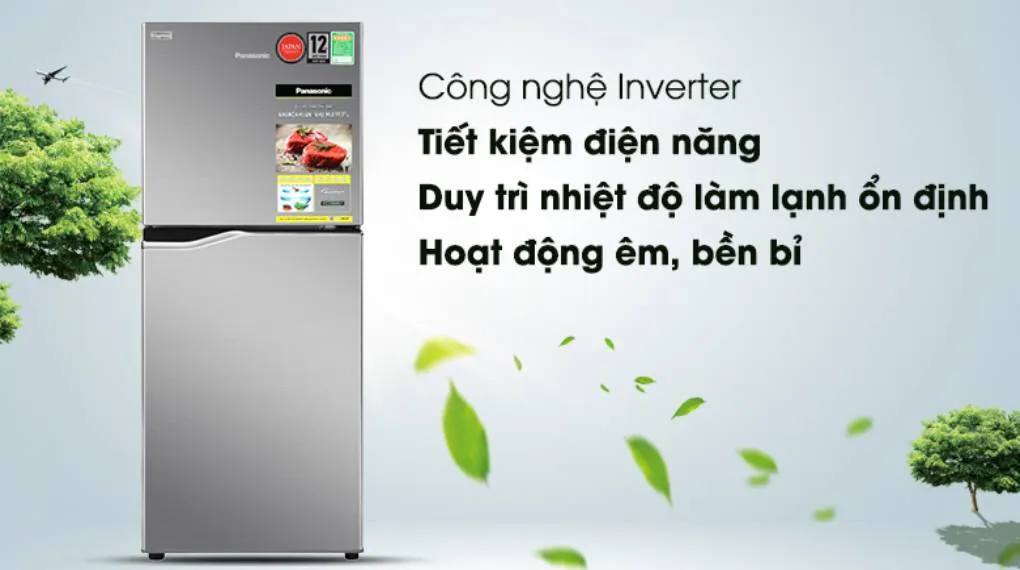 Tủ lạnh Panasonic 170 lít Inverter NR-BA190PPVN