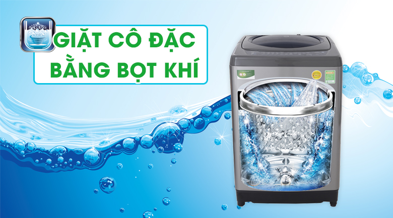 giặt cô đặc bọt khí