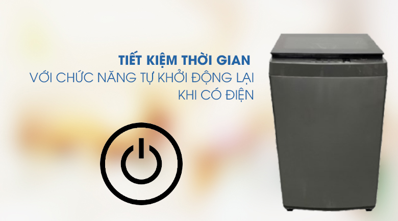 tự khỏi động lại khi có điện