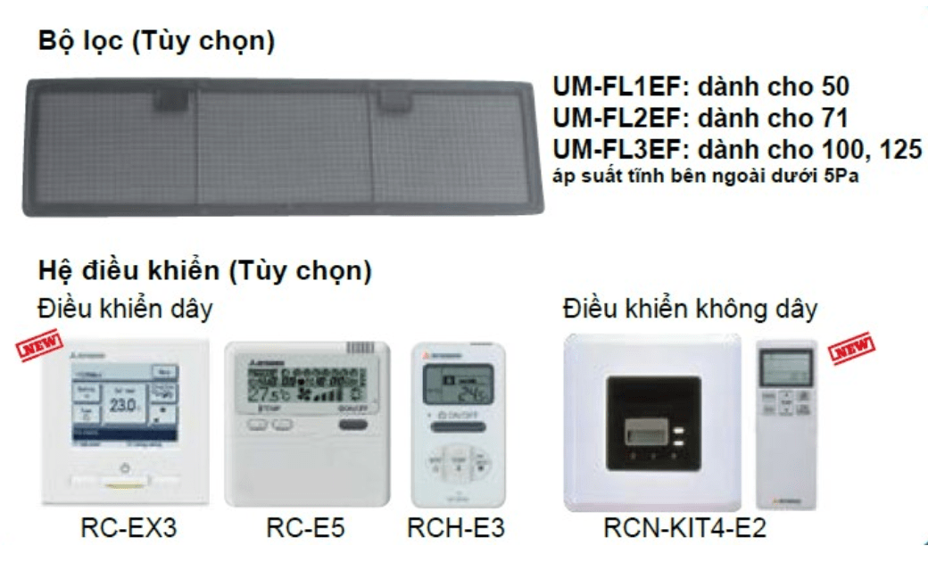 Điều hòa nối ống gió FDUM100VF2/FDC100VNP  2 chiều công suất 34000btu, nhiều hệ điều khiển