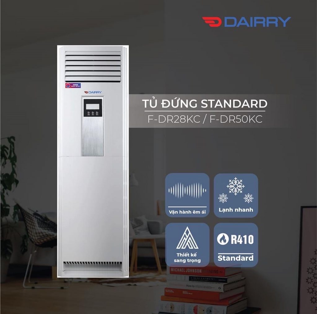 F-DR28KC, điều hòa Tủ đứng Dairry 50000btu