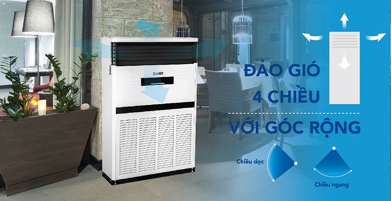 2 chiều đảo gió 4 chiều Funiki  FH100MCC