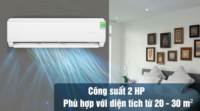 Điều hòa Midea MSAFB-18HRN1-18000btu-2-chiều