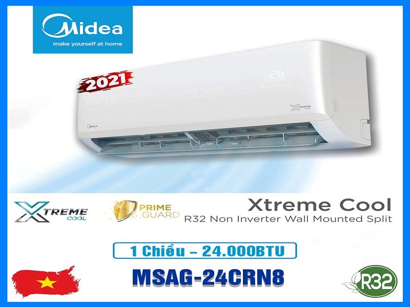 Điều hòa Midea MSAG-24CRN8 1 chiều công suất 24000BTU