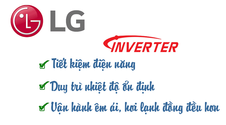 Công nghệ inverter trên chiếc multi LG AMNQ012GTUA0