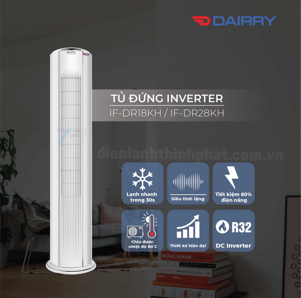 Điều hòa tủ đứng Inverter 2021