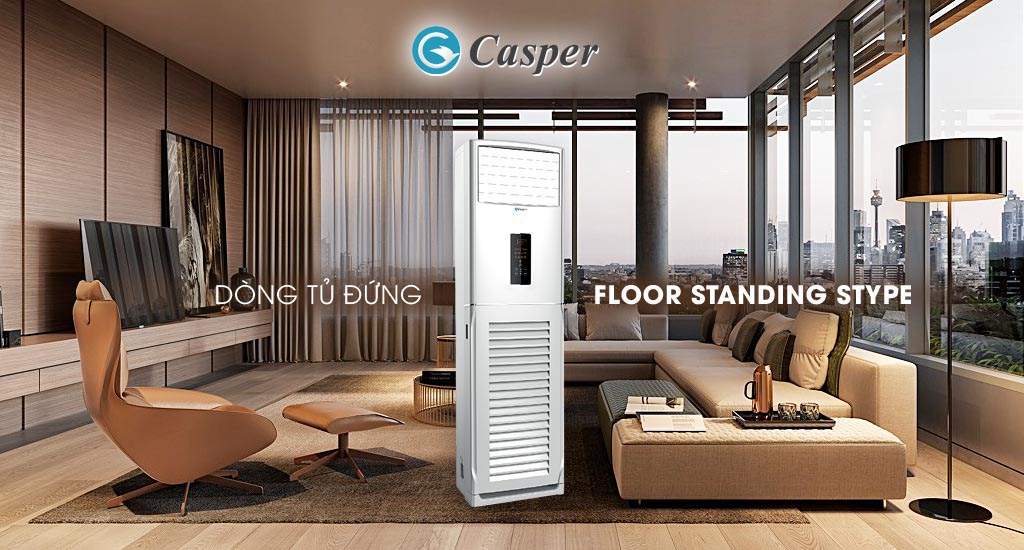 Điều hòa tủ đứng Casper 1 chiều công suất 48000Btu FC-48TL22