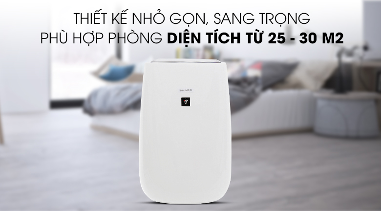 Máy lọc không khí Sharp FP-J40E-W, thiết kế sang trọng