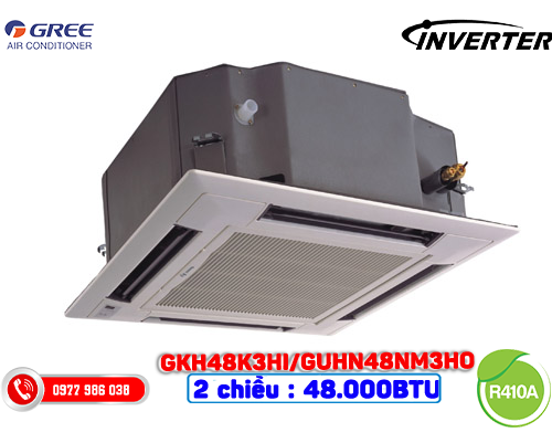 Máy lạnh âm trần Gree 48.000BTU GKH48K3HI/GUHN48NM3HO 2 chiều