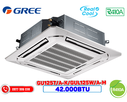 Máy lạnh âm trần Gree 42.000BTU GU125T/A-K/GUL125W/A-M 1 chiều