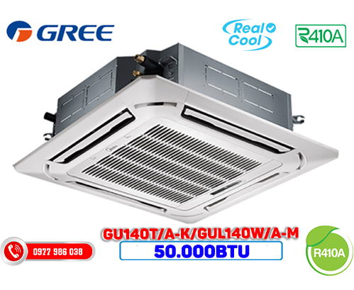 Máy lạnh âm trần Gree 50.000BTU GU140T/A-K/GUL140W/A-M 1 chiều