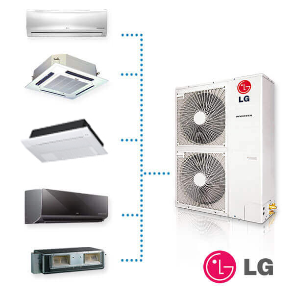 Multi LG 48000BTU A5UW48GFA1sử dụng 5 dàn lạnh