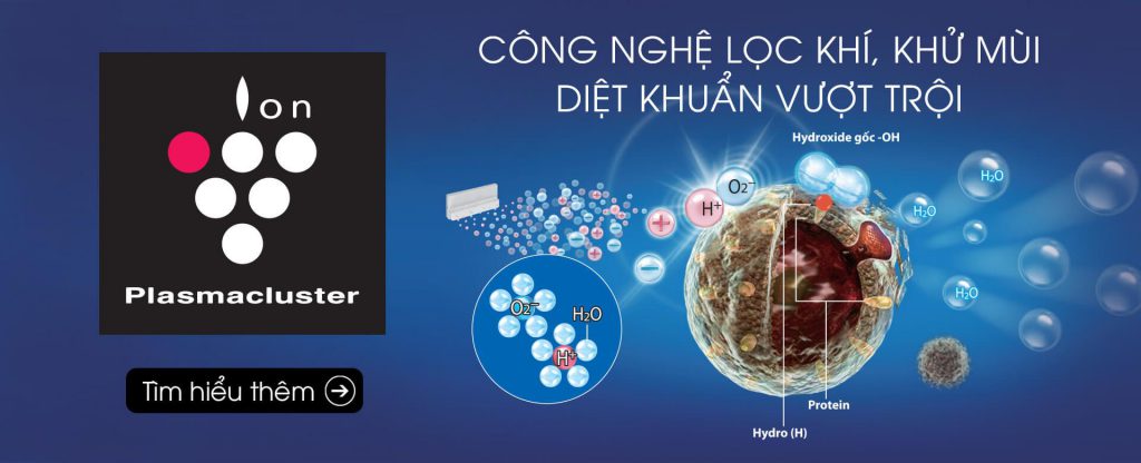 Máy lọc không khí kết hợp tạo ẩm Sharp KC-G60EV-W, diệt khuẩn lọc khí