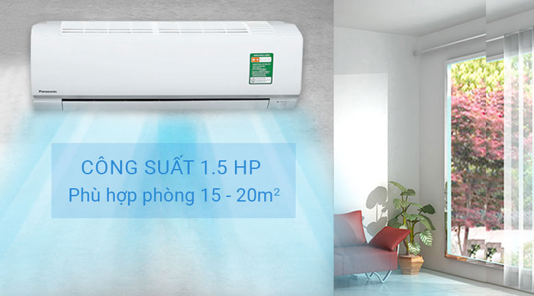 panasonic xpu12xkh-8 phù hợp phòng 20m2