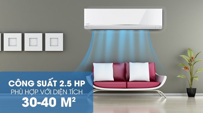 Panasonic XPU24XKH-8 phù hợp lắp đặt cho phòng 30-40m2