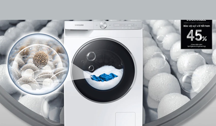 Máy giặt sấy Samsung WD95T4046CE/SV, diệt vi khuẩn