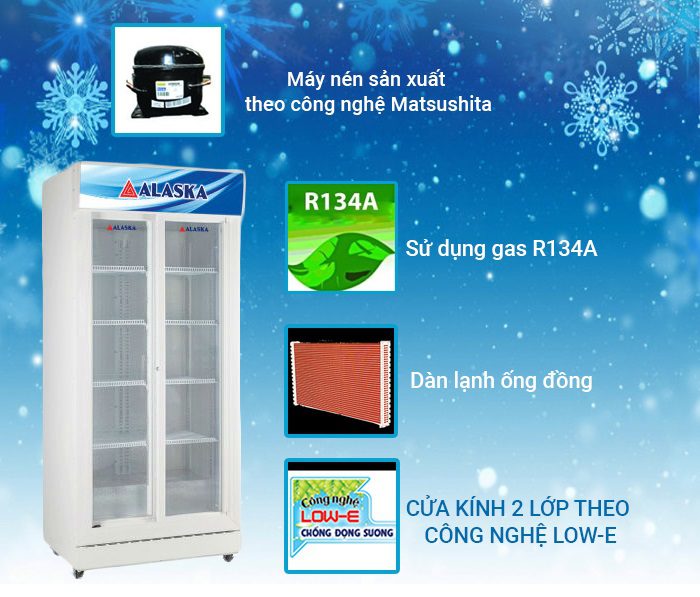 Tủ Mát Alaska 700 lít 2 cánh SL-7C