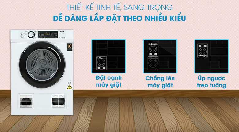 thiết kế nhỏ gọn, hiện đại AQH-V700F.W