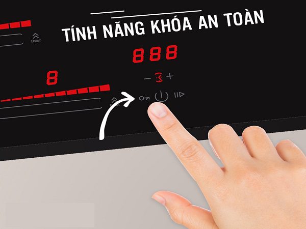 thinh-phat-Bếp từ đôi Sevilla tính năng khóa an toàn