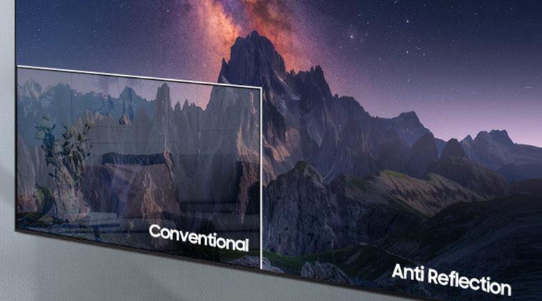 Công nghệ Anti-Reflection trên tivi samsung neo qled 65qn90a