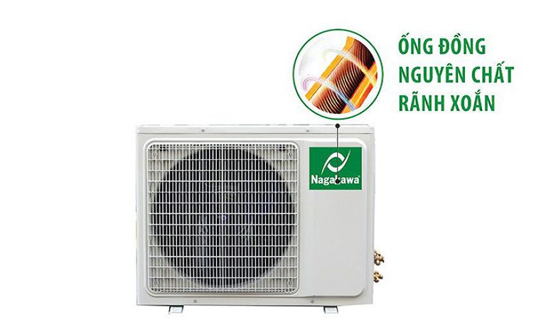 thinh-phat-Điều hòa âm trần nagakawa NIT-C28R2M16 dàn nóng đồng nguyên chất