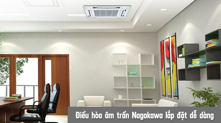 thinh-phat-Điều hòa âm trần nagakawa NIT-C28R2M16 lắp đặt dễ dàng