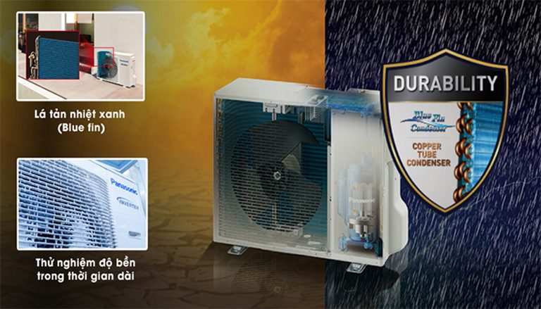 Tổng kho điều hòa, điện máy miền Bắc tại Hà Nội thinh-phat-Điều hòa âm trần Panasonic dàn nóng bền bỉ