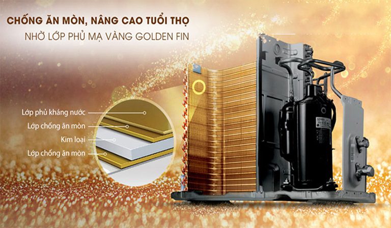 thinh-phat-Điều hòa Casper 2022 dàn tản nhiệt chống ăn mòn