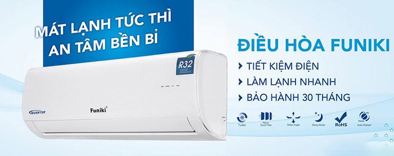 Tổng kho điều hòa, điện máy miền Bắc tại Hà Nội thinh-phat-Điều hòa Funiki HSC18TMU làm lạnh nhanh