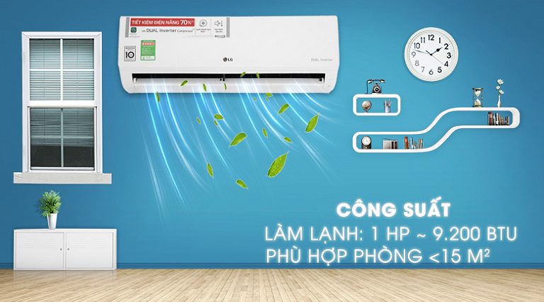 Điều hòa LG B10API 9.000 BTU inverter 2 chiều 2022