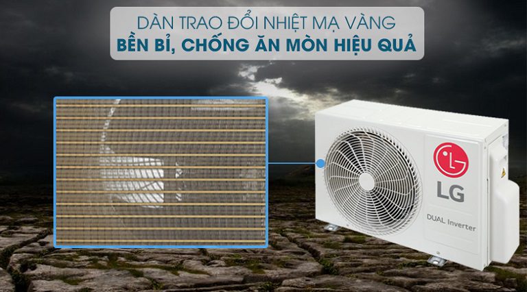 thinh-phat-Điều hòa LG B13END1 dàn đồng mạ vàng