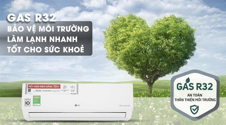 thinh-phat-Điều hòa LG B24END1 sử dụng Gas R32