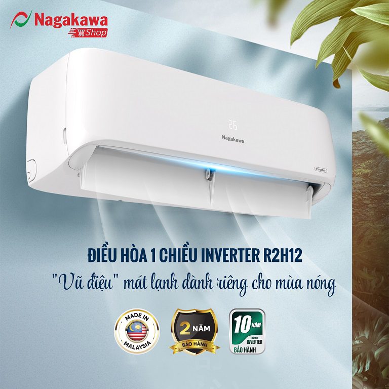 thinh-phat-Điều hòa Nagakawa NIS-C24R2H12 công nghệ inverter