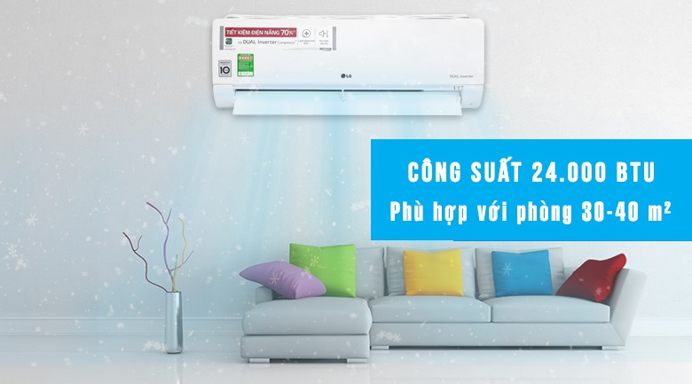 thinh-phat-điều hòa treo tường lg B24END1 thiết kế