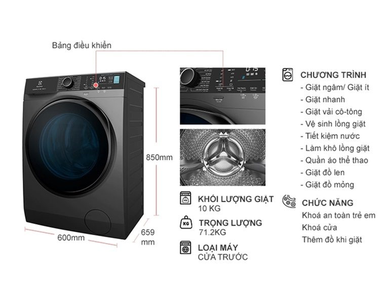 thinh-phat-ELectrolux EWF1042R7SB Thông số kỹ thuật