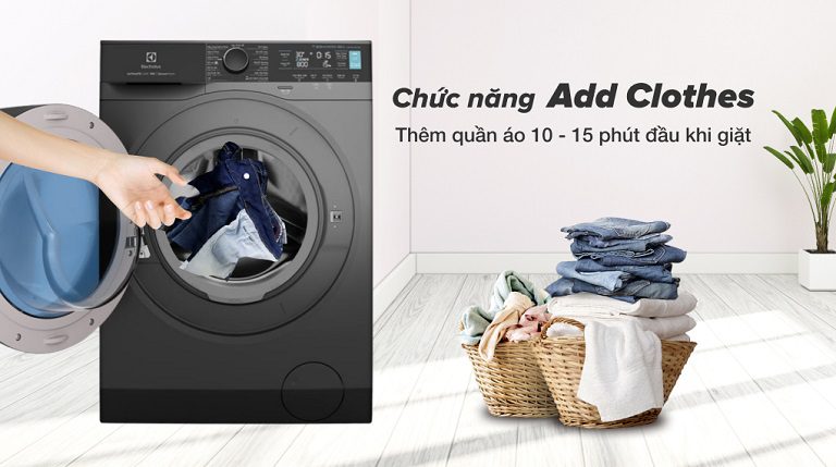 thinh-phat-Electrolux EWF1141R9SB chức năng Add Clothes