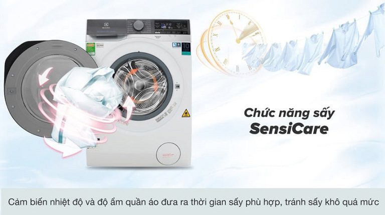 thinh-phat-Electrolux EWW1024P5WB chức năng sấy SensiCare