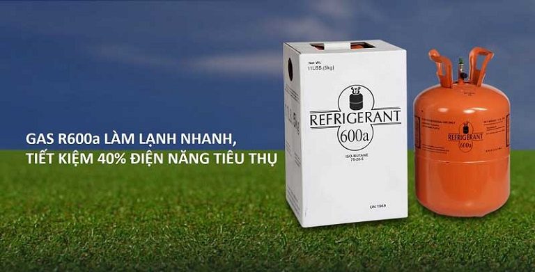 Gas R600a làm lạnh nhanh