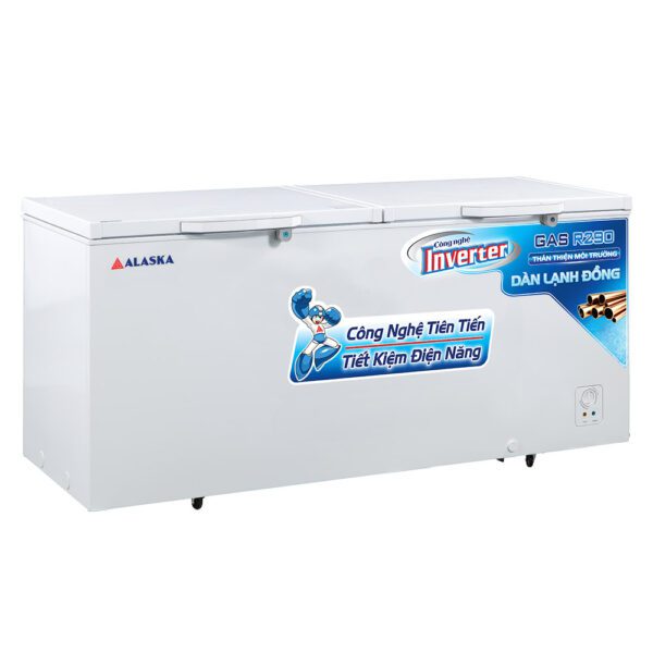 Tủ đông Alaska HB-550CI Inverter 2 nắp dỡ