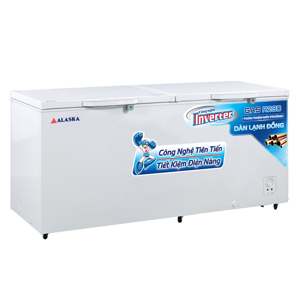 Tủ đông Alaska HB-650CI 650 lít Inverter 2 nắp dỡ