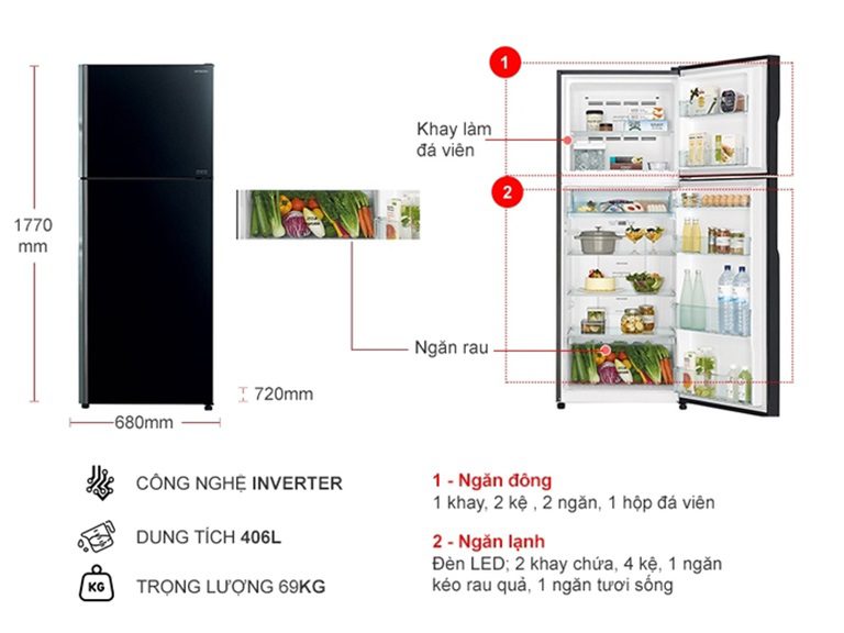 thinh-phat-Hitachi R-FVX510PGV9(MIR) 3 ngăn đông mềm